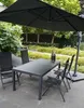 Lesli Living Ampelschirm "Virgo Flex" Grey 3x3m Produktbild-Vorschau 11