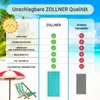 Strandtuch XXL aus Baumwolle, 100x200 cm, türkis mit Produktbild-Vorschau 6