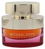 Runder Parfumflakon Wonderlust Sensual Essence in Orange-Pink mit metallisch glänzendem Deckel und weißem Aufdruck, edles und feminines Design. Anteprima dell’immagine prodotto