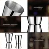 3-teiliges Doppel-Cocktail-Messbecher-Set, Produktbild-Vorschau 3