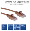 ACT DC9210, 10 m, Cat6, U/UTP (UTP), RJ-45, RJ-45, Brązowy Podgląd zdjęcia produktu 3