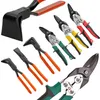 6-tlg Blechschere + Falzzange Set, Blechzange Metallschere Produktbild-Vorschau 1