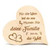 Zirbenherz Für die Welt bist du eine Mutter 12cm Produktbild-Vorschau 2