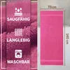 Duschtuch 500gsm Pink 70 X 140 CM (2er Pack) Produktbild-Vorschau 2