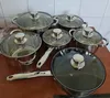 Sada nerezových hrnců, 12 ks, 4 hrnce, pánev, kastrol, Náhled obrázku produktu 4