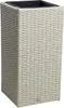 Polyrattan Blumenkübel Pflanzkübel 60 cm Rattan Blumentopf Produktbild-Vorschau 1