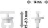 Interdeco Feststeller / Gardinenstopper Universal für Produktbild-Vorschau 4