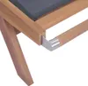 vidaXL Sonnenliege Klappbar mit Rädern Teak Massivholz und Produktbild-Vorschau 6