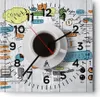 Wanduhr - Quadrat - Glasuhr - Kaffee Morgen Tasse Frühstück Produktbild-Vorschau 1