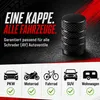 Schrader Ventilkappen, Aluminium Komfort, 4er Set - Schwarz Produktbild-Vorschau 6