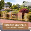 BOOGARDI Zaunelement Haselnuss · 140x200cm (Lattenabstand Produktbild-Vorschau 2