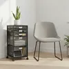 Cassettiera con rotelle Relaxdays, 2 cassetti, design a Anteprima dell’immagine prodotto 2