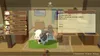 A screenshot from a video game showing a menu with animal options and a description of a cow named Milky. Produktbild-Vorschau