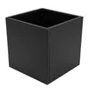 Jardinière carrée noire Cube Planteuse Boîte Intérieur Voir les images du produit 1