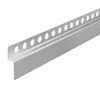 A close-up, angled view of a metal trim piece with holes. Produktbild-Vorschau