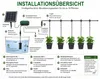 Solar Bewässerungssystem 15M Automatisch mit Timer und Akku Produktbild-Vorschau 3