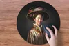 MuchoWow® Mauspad Mousepad Frau - Porträt - Blumen - Hut - Produktbild-Vorschau 3