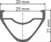 Felge DT Swiss EX 471 27.5" schwarz 584-25 VL 6,5mm 32 Loch Produktbild-Vorschau 1