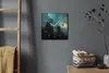 Coloray Uhr auf Leinwand 30x30 cm Wand Uhr Dekoration Produktbild-Vorschau 4