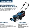 Tondeuse à gazon sans fil GRA18V2-46SP, 2x EXBA18V-55 Voir les images du produit 9