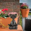 3Pcs Meditation Statue Katze Statue 12cm Yoga Katze Produktbild-Vorschau 5