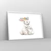 Gerahmtes Poster - Weißer Rahmen - Kaninchen Hase Kinder - Produktbild-Vorschau 8
