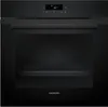 A front view of a black Siemens oven. Produktbild-Vorschau