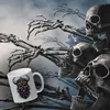 Totenkopf Wikinger Glitzer-Kaffeebecher Produktbild-Vorschau 3