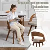 2 drewniane krzesła do jadalni w nowoczesnym stylu, z Podgląd zdjęcia produktu 5