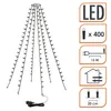 LED Fahnenmast und Weihnachtsbaum Lichterkette 400 LED - Produktbild-Vorschau 2