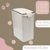Futtertonne Luftdicht mit Deckel Futtertonne Hund Katze Produktbild-Vorschau 2