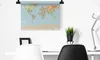 MuchoWow® Wandteppich Wandbehang Welt - Karte - Orange - Produktbild-Vorschau 5