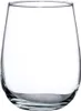 A clear glass tumbler is shown against a white background. Produktbild-Vorschau