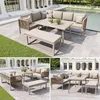 Gartenlounge-Set für 6-8 Personen – Hochwertige Sitz- & Produktbild-Vorschau 2