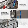 Outsunny Organiseur d'outils de jardin avec crochets, Voir les images du produit 3