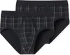Schiesser Herren 2 er Pack Sportslip Gr. 9  blau Produktbild-Vorschau 1