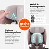 Collage of images and text highlighting features of a car seat. Náhled obrázku produktu