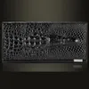 Elegancki Portfel Damski Crocodile w Czerwonym Kolorze Podgląd zdjęcia produktu 9