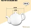 Théière Wilmax 1100 ml Olivia, porcelaine blanche Voir les images du produit 4