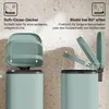 HOMCOM 30L Küchenmülleimer mit Deckel, Soft-Close- und Produktbild-Vorschau 5
