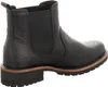 A black leather Chelsea boot shown from the side. Podgląd zdjęcia produktu