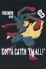 Pokémon T-Shirt Herren Mega - Lucario schwarz Fan-Merch, Produktbild-Vorschau 4