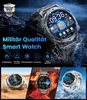 Smartwatch Herren Militär-1000mAh Akku/3 Armbändern mit Produktbild-Vorschau 5