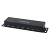 LogiLink USB 2.0 Hub für Wandmontage 7 Port Metallgehäuse Produktbild-Vorschau 1