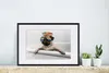 MuchoWow® MuchoWow® Gerahmtes Poster Mops mit Sonnenbrille Produktbild-Vorschau 4