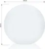 2Stück RGBW Solar Schwimmende Pool Beleuchtung, Ø34cm Produktbild-Vorschau 3