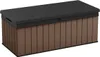 Gartenbox Darwin 380 L - 143 x 65 x 55 cm - Braun Produktbild-Vorschau 1