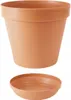 Vaso di plastica rotondo 17 cm Anteprima dell’immagine prodotto 2