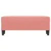 Sitzbank Rosa 100x35x41 cm Samt Produktbild-Vorschau 3