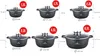 Klönberg 12-teiliges Topfset, antihaftbeschichtet, ideal Produktbild-Vorschau 7
